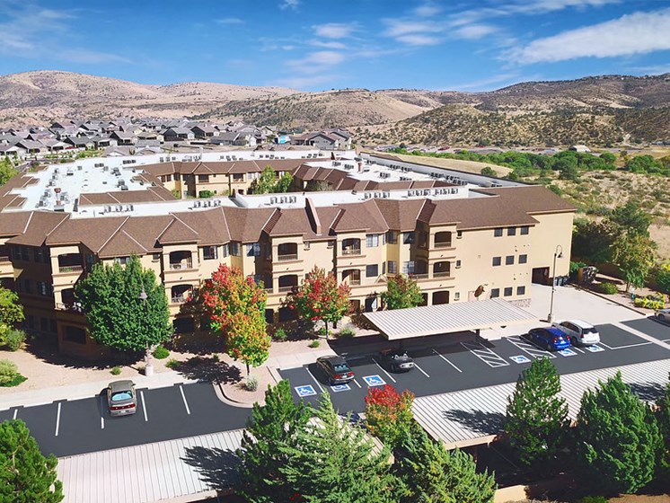 Aerial View of Prescott Lakes Apartments at Prescott Lakes Apartments in Prescott, AZ